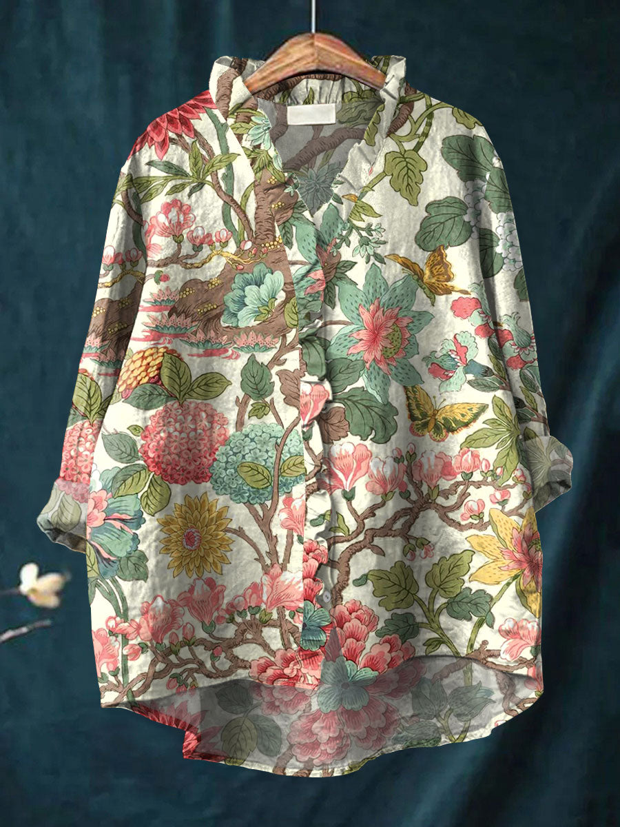 Cara | Garden Print Blouse
