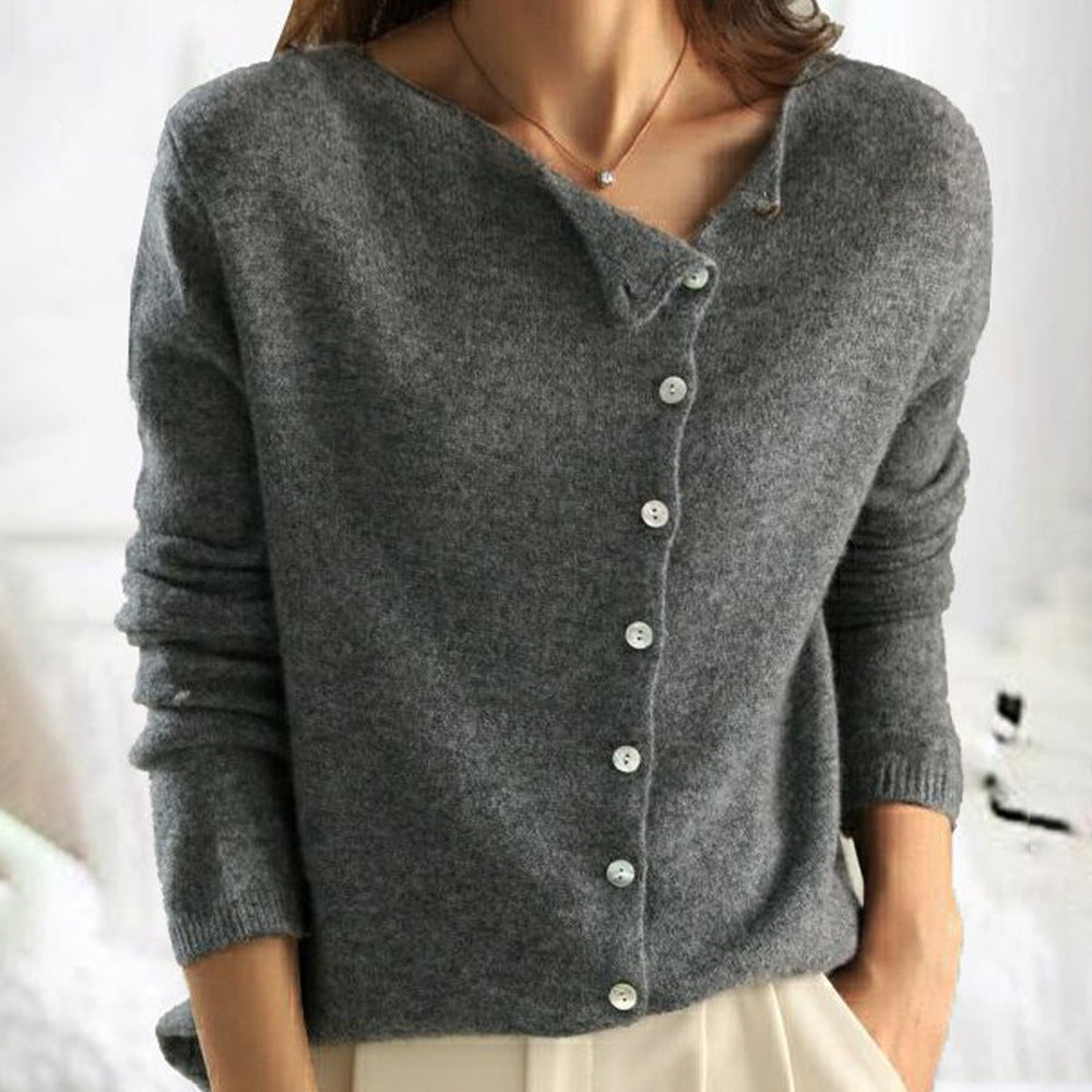 Lulu | Elegant Button Sweater