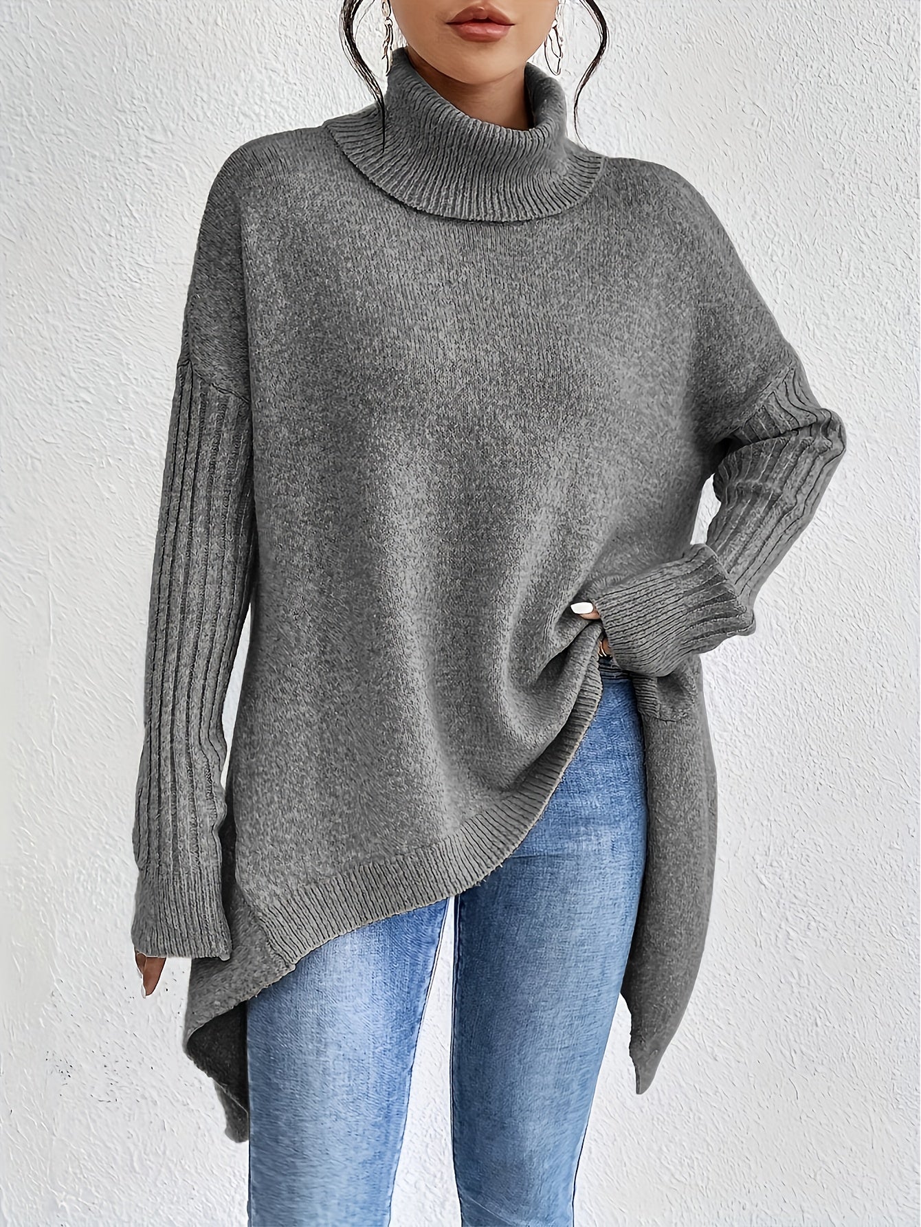 Azalea | Oversized Turtleneck Sweater