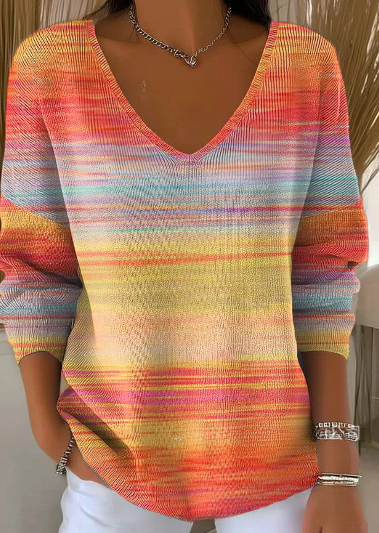 Kacey | Sunset Horizon Blouse