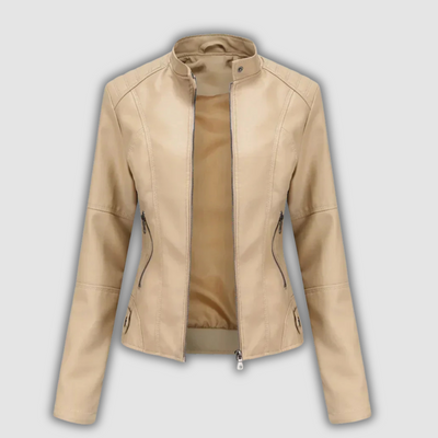 Tamara | Crimson Moto Jacket