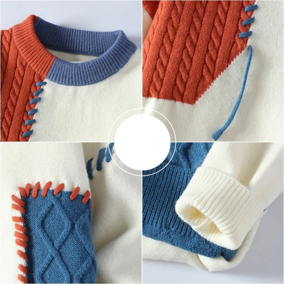 Jaqueline | Artisan Patchwork Sweater