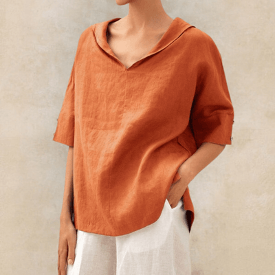 Arianna | Relaxed V-Neck Blouse