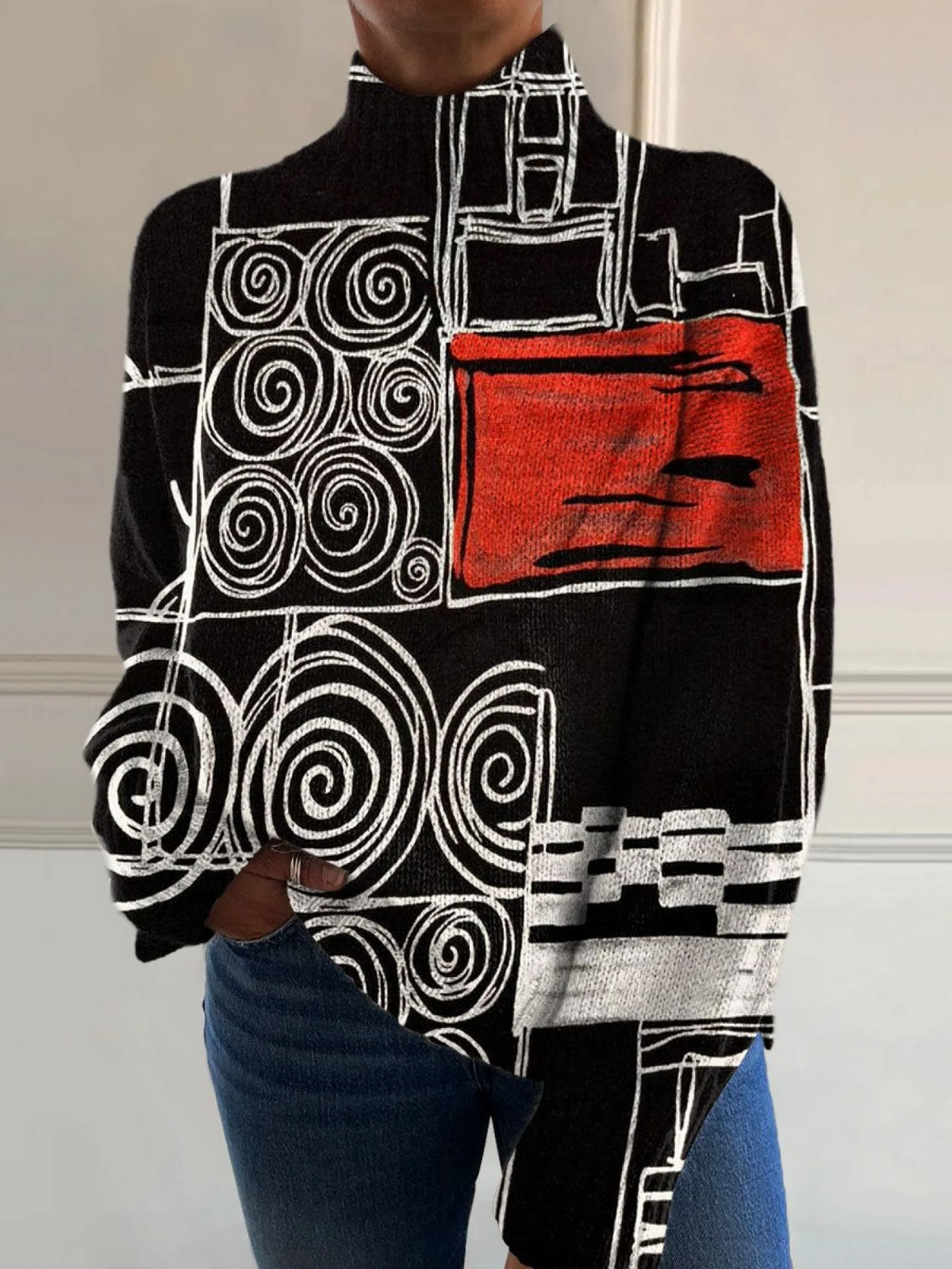 Elodie | Abstract Muse Sweater