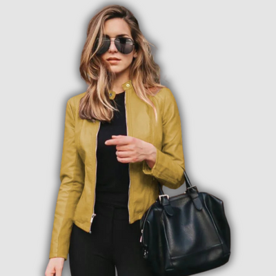 Regina | Classic Leather Jacket