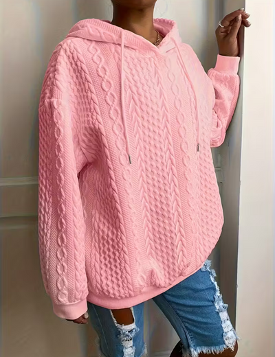 Nicole | Cable Knit Hoodie Sweater