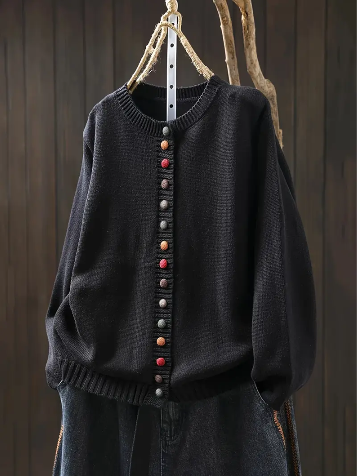 Erika | Elegant Knit Cardigan with Button Detail