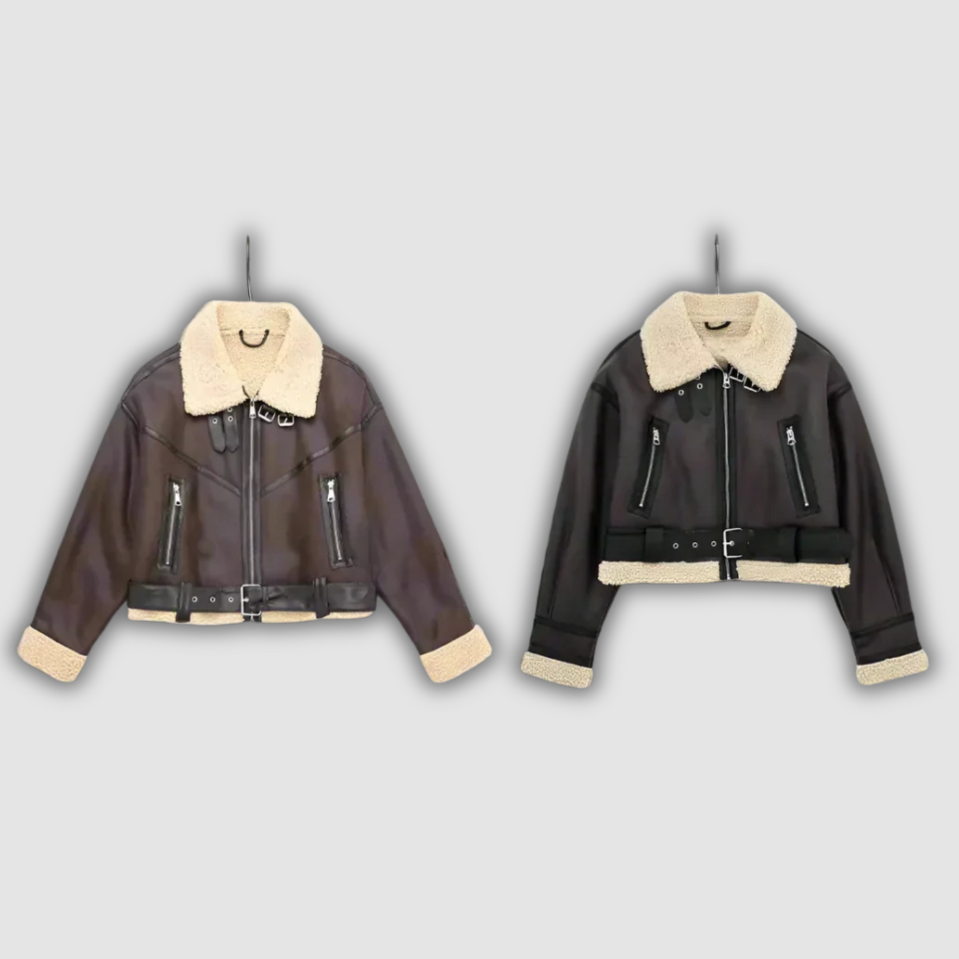 Tina | Shearling Leather Jacket