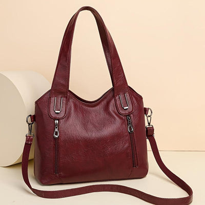 Remi | Classic Leather Shoulder Tote