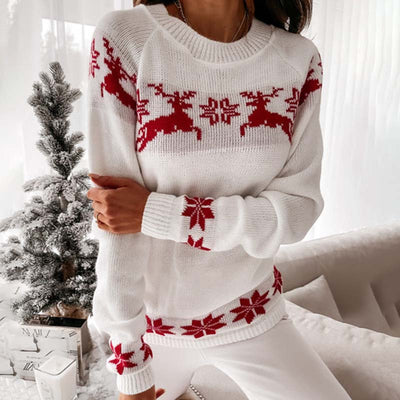 Elise | Nordic Snowflake Sweater