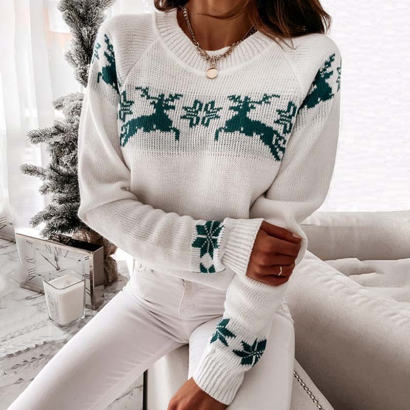 Elise | Nordic Snowflake Sweater