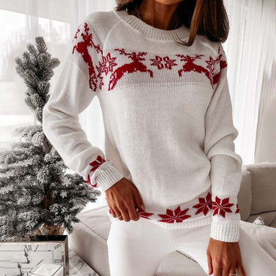 Elise | Nordic Snowflake Sweater