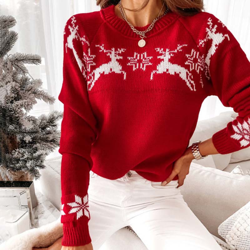 Elise | Nordic Snowflake Sweater
