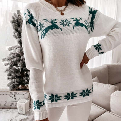 Elise | Nordic Snowflake Sweater