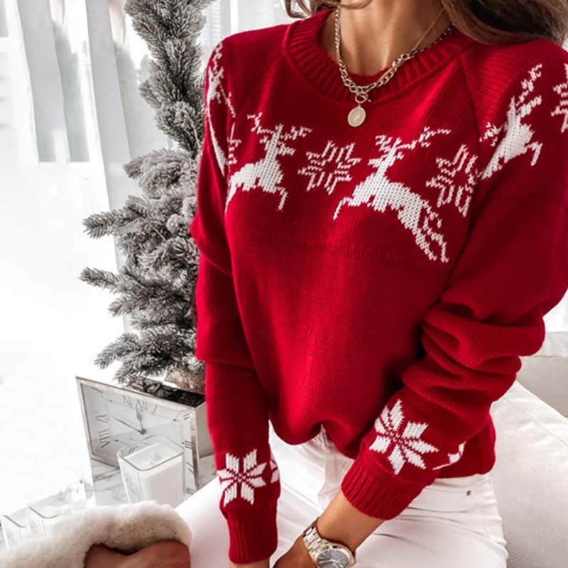 Elise | Nordic Snowflake Sweater