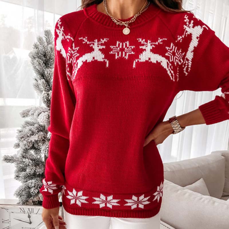 Elise | Nordic Snowflake Sweater