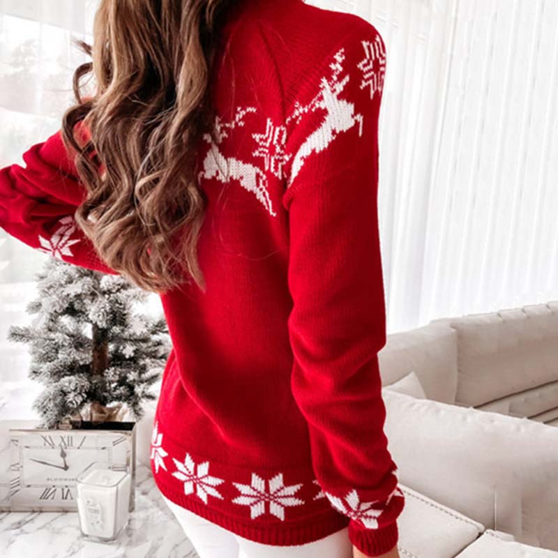Elise | Nordic Snowflake Sweater