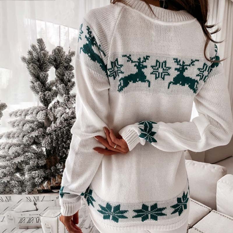 Elise | Nordic Snowflake Sweater