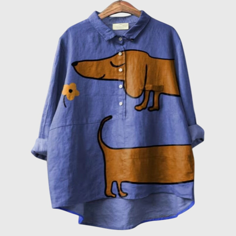 Brenda | Artistic Dog Blouse