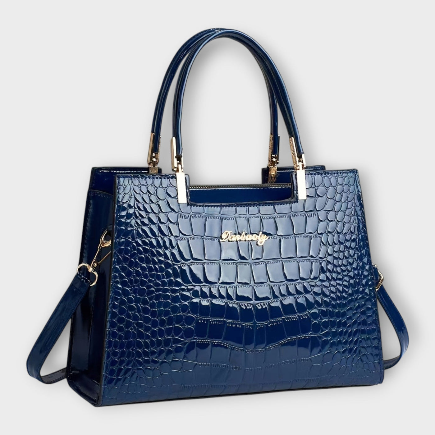 Gabrielle | Croco Luxe Tote