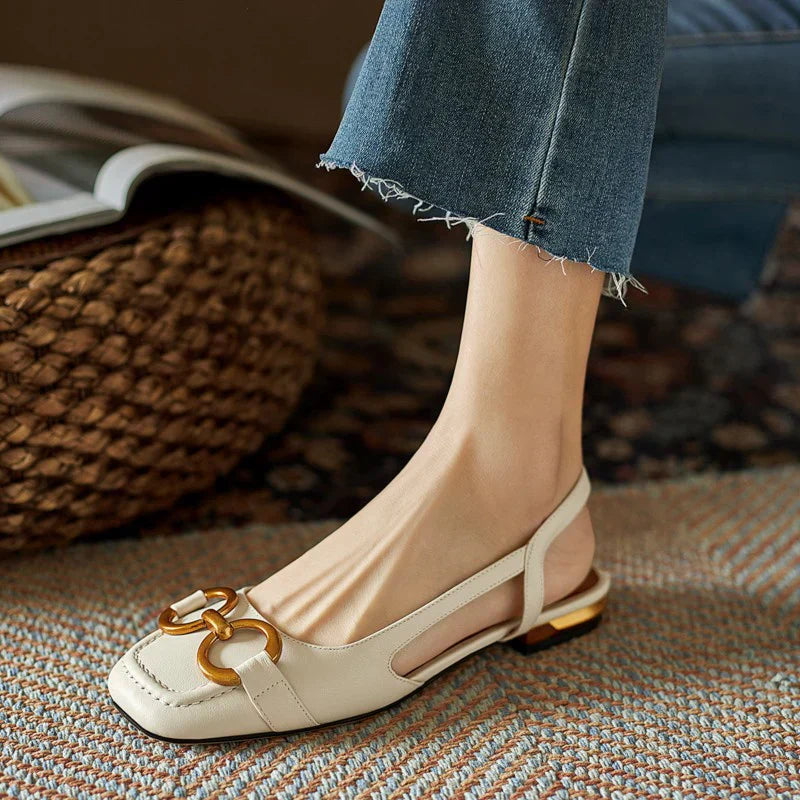 Isolde | Heritage Slingback Flats