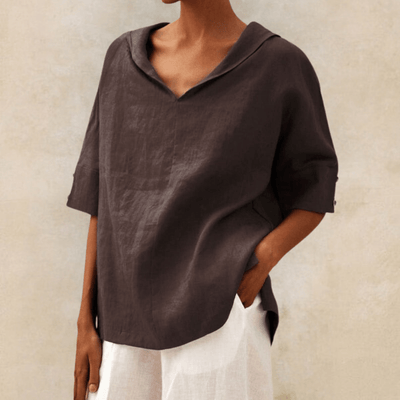 Arianna | Relaxed V-Neck Blouse
