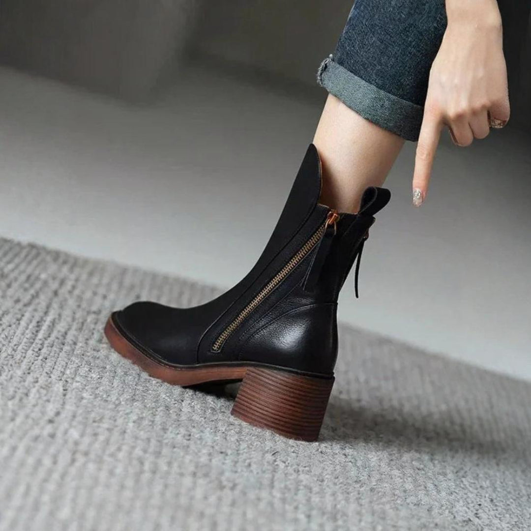 Amara | Classic Zip-Up Boots