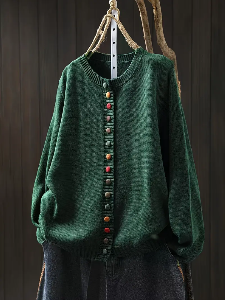 Erika | Elegant Knit Cardigan with Button Detail