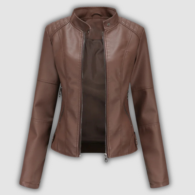 Tamara | Crimson Moto Jacket