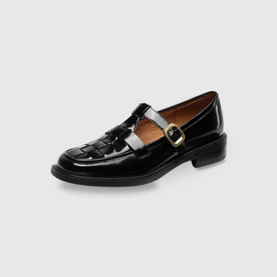 Vivienne | Woven Charm Loafers