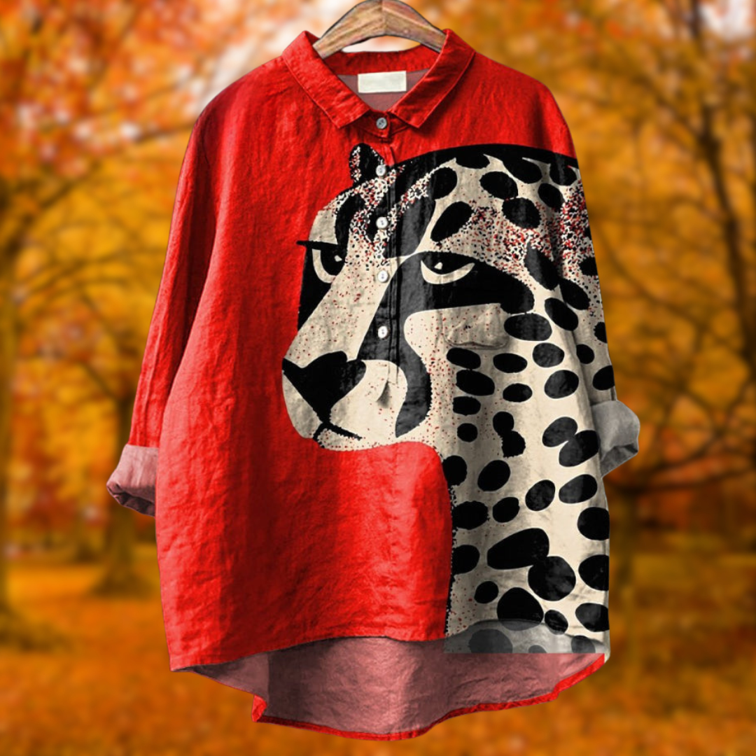 Nala | Bold Cheetah Print Shirt