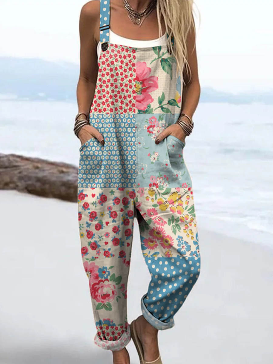 Wednesday | Patchwork Blossom Jumpsuit