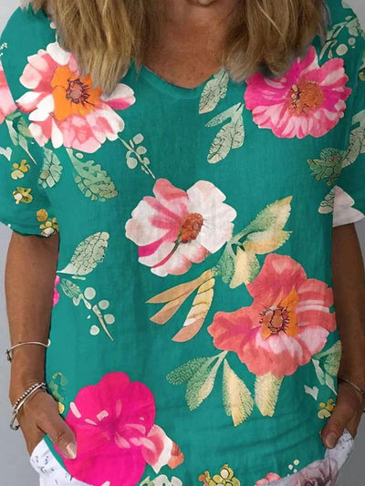 Darlene | Bright Blossom Blouse
