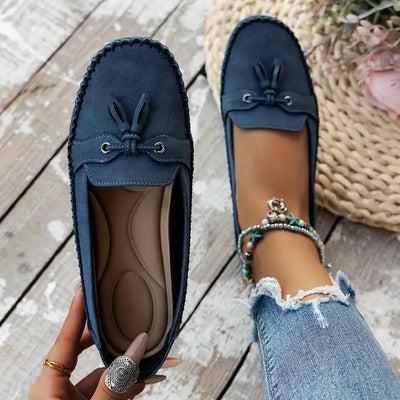 Taylor | Soft Bow Loafers