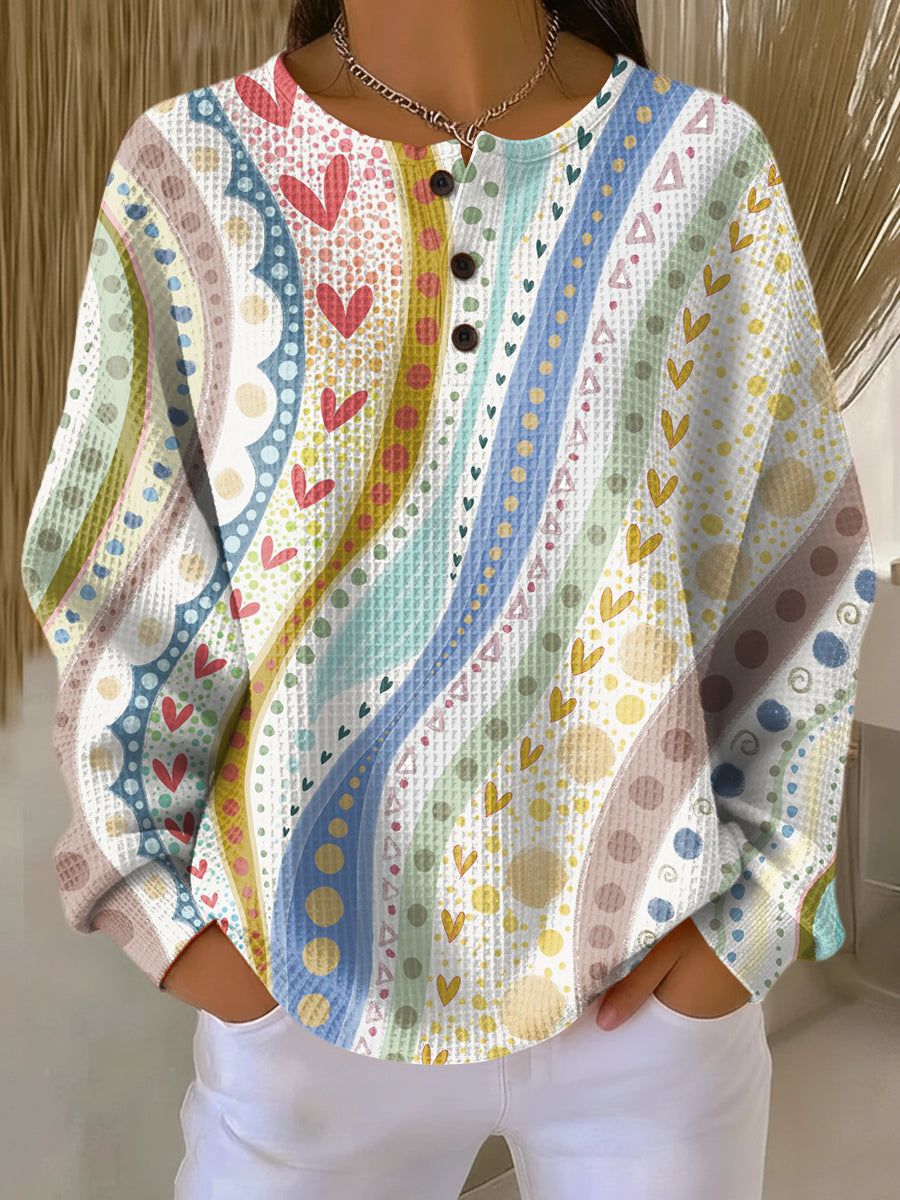 Isla | Heartwave Harmony Sweater