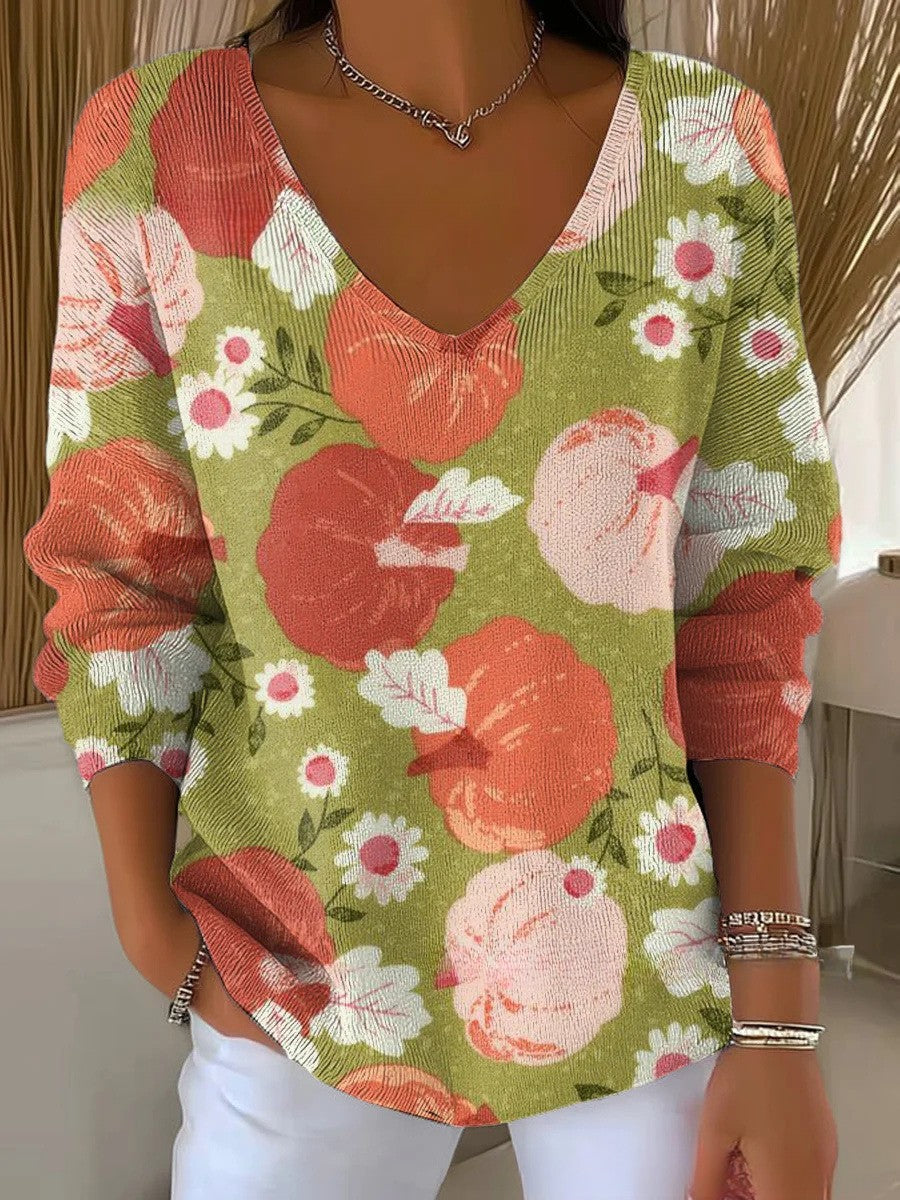 Rylee | Autumn Floral Blouse
