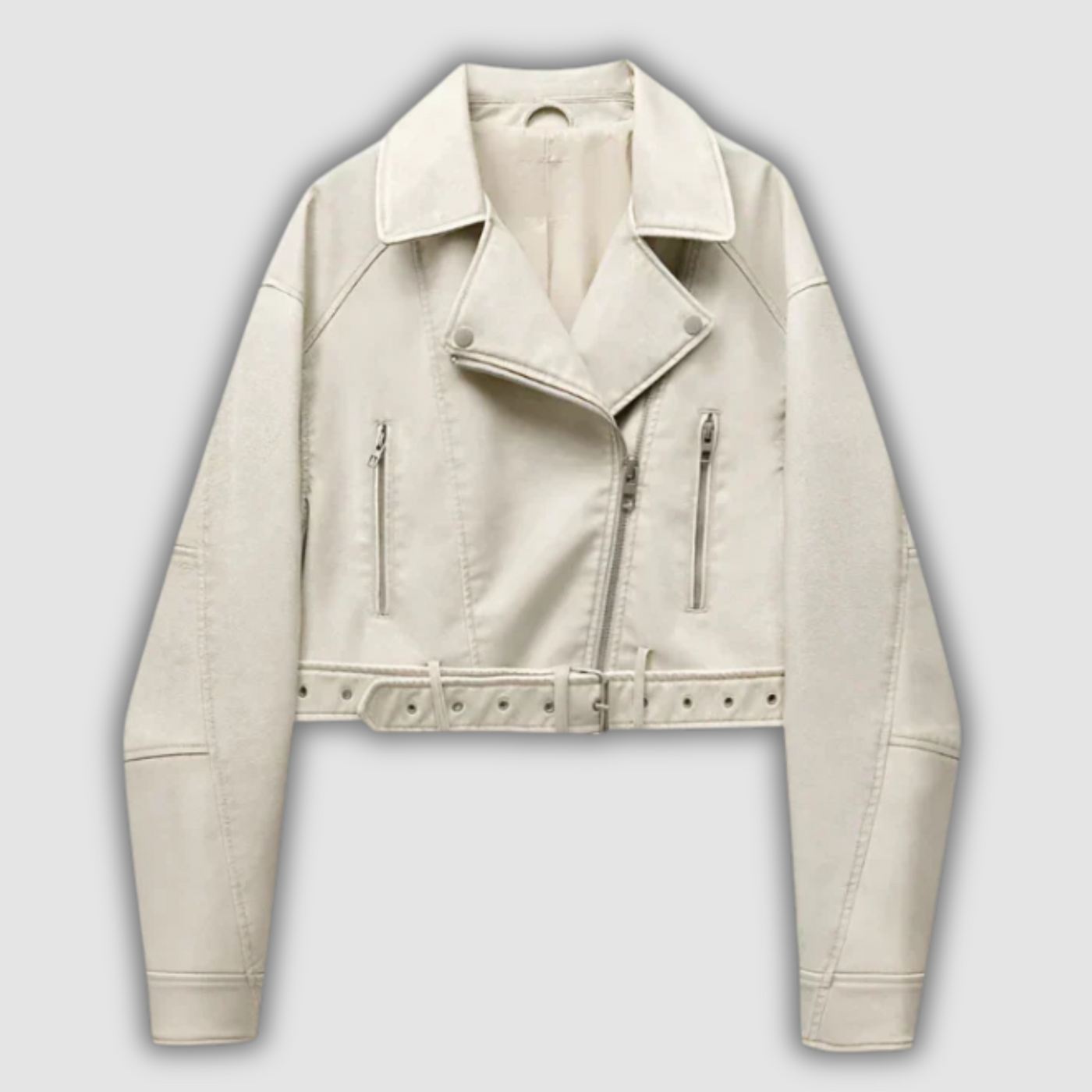Yvonne | Cropped Biker Jacket