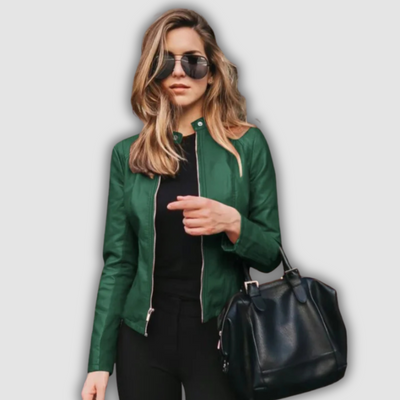 Regina | Classic Leather Jacket