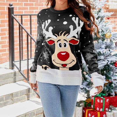 Hanna | Reindeer Joy Sweater