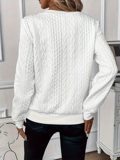 Whitney | Elegant Cable Sweater