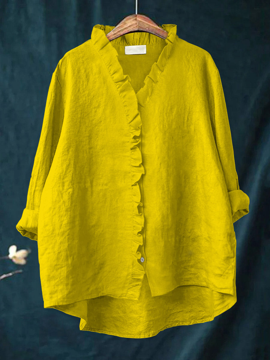 Vanessa | Ruffled Elegance Blouse