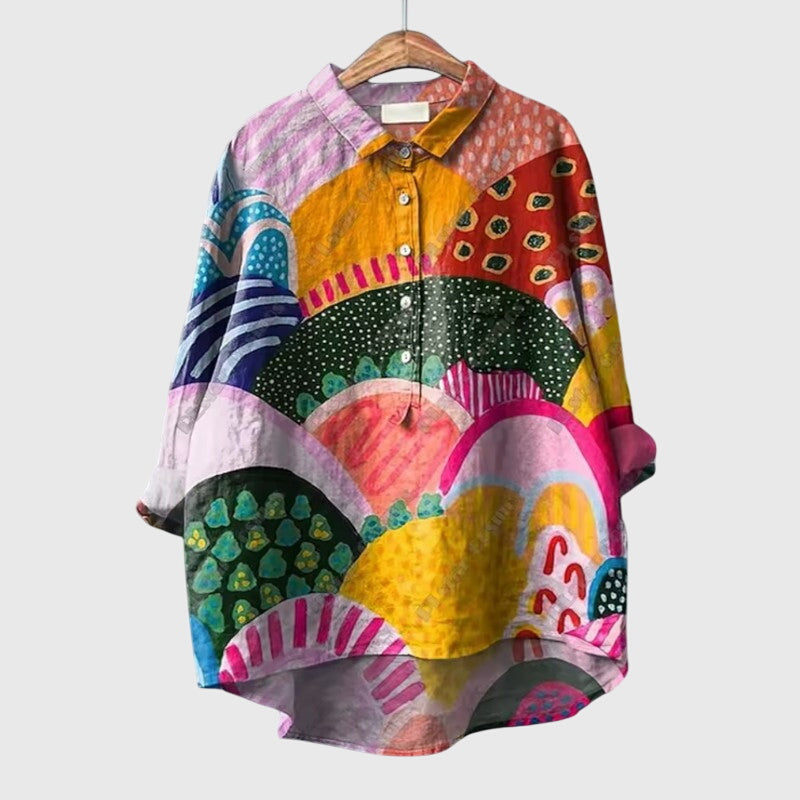 Naomi | Vibrant Art Blouse