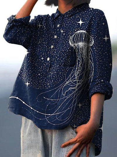 Marina | Starlit Jellyfish Shirt