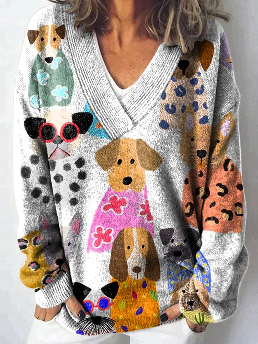 Courtney | Playful Paws Sweater