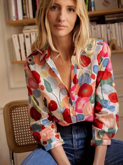 Colette | Colorful Floral Blouse