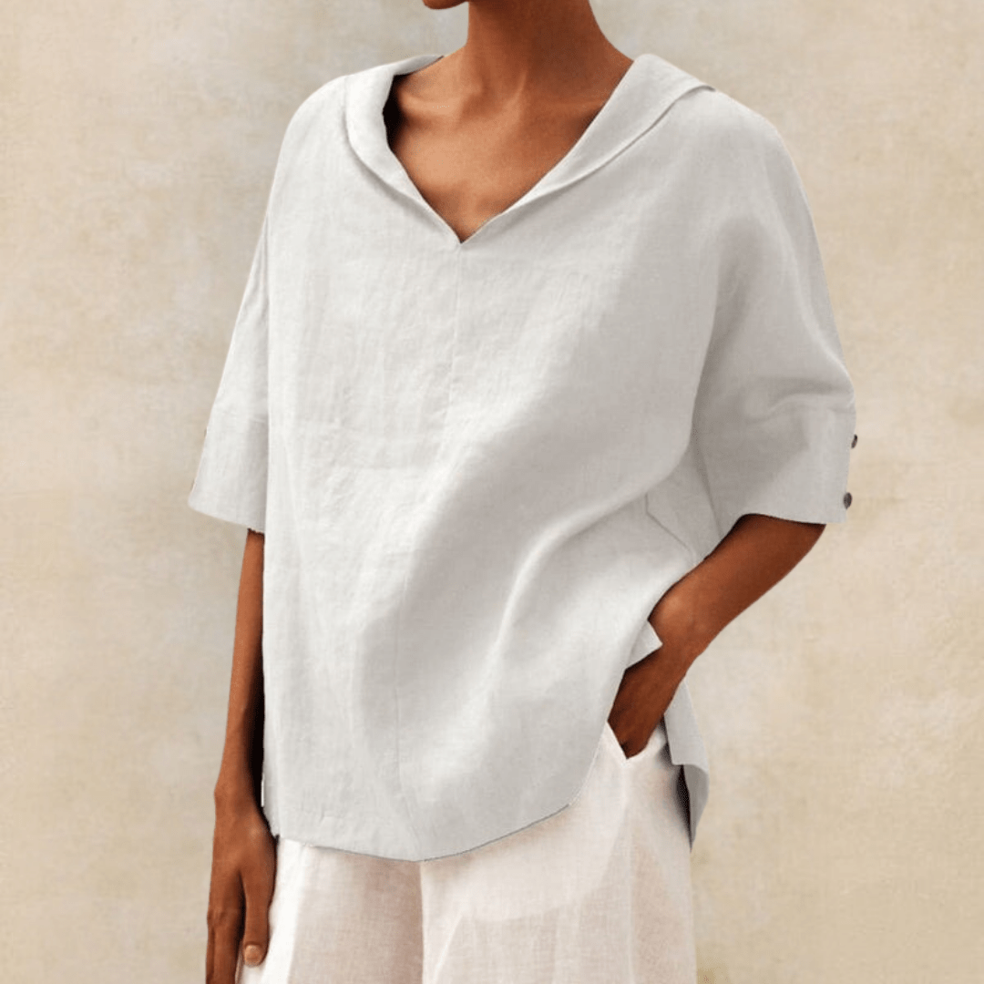 Arianna | Relaxed V-Neck Blouse