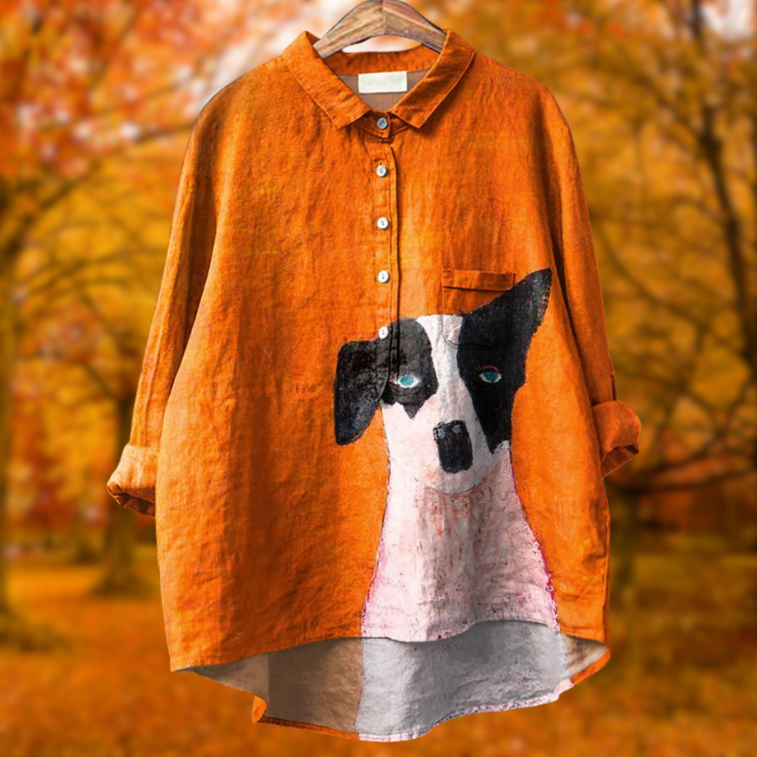 Logan | Artistic Dog Print Shirt