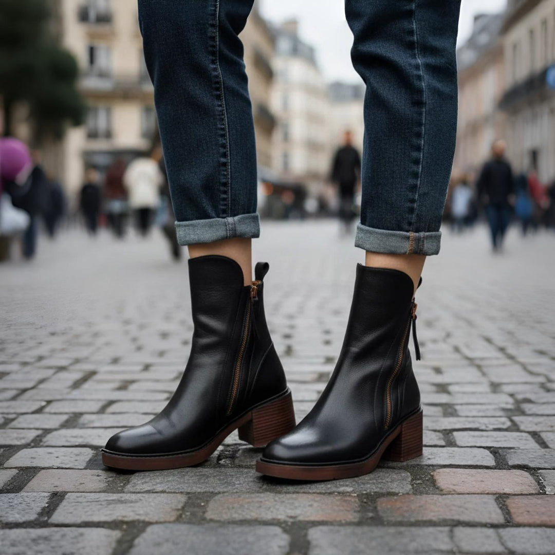 Amara | Classic Zip-Up Boots