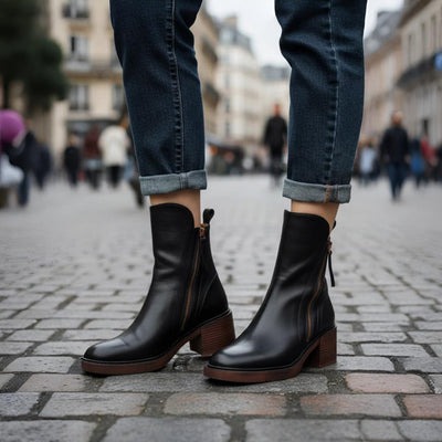 Amara | Classic Zip-Up Boots