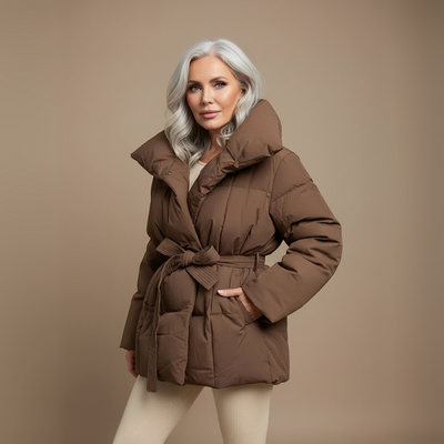 Agnes | Belted Winter Puffer